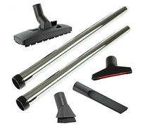 SPARES2GO Chrome Extension Rod and Floor Tool Kit for Truvox Vacuum Cleaners (35mm)