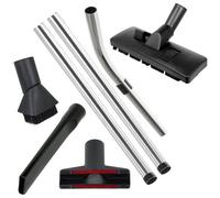 Spares2Go Chrome Extension Rod Handle Tool Kit For Titan Vacuum Cleaners (32mm)