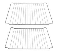 SPARES2GO Chrome Shelf For Whirlpool Oven, 445mm x 340mm, Pack of 2 Shelves | Complete Set of Replacement Cooker Racks, Dimensions: 44.5cm x 34cm