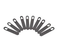 SPARES2GO Clip-On Rotary Cutter for Black & Decker GR120 GR120C GX295 GX295C Lawnmower (Pack of 10)