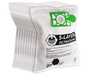 SPARES2GO Cloth Bags for Trend T32 T33 Vacuum Cleaner Dust Extractor (Pack of 10)