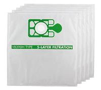 SPARES2GO Cloth Type Hoover Bags compatible with Numatic Nuvac & Rucksack Vacuum Cleaners (Pack of 5)