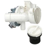 SPARES2GO Complete Drain Pump + Filter Housing Unit for Candy Washing Machine - Fitment List A