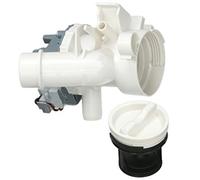 SPARES2GO Complete Drain Pump + Filter Housing Unit for Hoover Washing Machine - Fitment List C