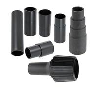 SPARES2GO Complete Dust Extractor Adaptor Sander Power Tool Port Adapters Compatible with MacAllister MWDV-16 MWDV-20 MWDV-30 MWDV-40 Vacuum Cleaner (Pack of 7: 26mm, 30mm, 32mm, 35mm, 38mm)