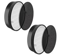 SPARES2GO Complete HEPA and Carbon 3-in-1 Filters Set for Levoit LV-H132 LV-H132-RF Air Purifiers (Pack of 2)