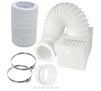 SPARES2GO Condenser Vent Box & Extra Long Hose Kit Compatible with Bush Tumble Dryers (7 Metres)