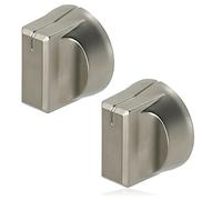 Spares2go Control Knob Compatible with Belling fits Stoves Cooker Oven Hob x 2 110E-BLK 110EIPROF-STA 90DF 90EPROF-STA DB4 90DFT DB490E DB490DF DB490DFSS 444443032 444443036 444449417
