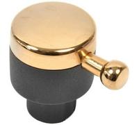 Spares2Go Control Knob Compatible With Rangemaster / Falcon 90 110 Classic Oven Cooker Hob Grill Switch (Black / Gold)