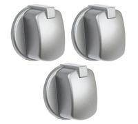 Spares2go Control Knob Switch Button for Indesit Cooker Oven Pack of 3, Silve...