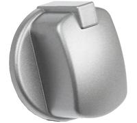 Spares2go Control Knob Switch Button for Indesit Cooker Oven (Silver/INOX)