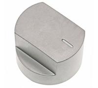 Spares2go Control Knob Switch & Shaft for Stoves 61EDO 61EHDO BL ST WH Oven Cooker Hob (Silver)
