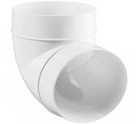 SPARES2GO Cooker Hood Bend Elbow Duct 90 Degree Vent Hose Pipe Tube Male Ducting Connector (6" / 150mm)