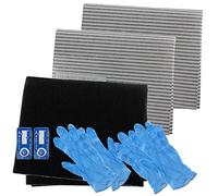 SPARES2GO Cooker Hood Carbon Grease Filter Complete Kit for Bernstein Complete Kitchen Extractor Fan Vent