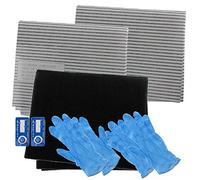 SPARES2GO Cooker Hood Carbon Grease Filter Complete Kit for NEFF Complete Kitchen Extractor Fan Vent