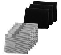 SPARES2GO Cooker Hood Grease Filter Kit for AGA Kitchen Extractor Fan Vent (6 x Grease, 3 x Carbon Filters)