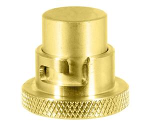 Spares2Go Cooker Hose Blanking Plug 1/2" Bs669 Standard Brass Bayonet Gas Connector Safety Socket