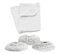 SPARES2GO Cotton Terry Cloth Hand Tool Covers & Pads Compatible with Karcher SC1.020 SC1020 SC1030 SC1030B Steam Cleaner