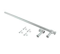 Spares2go 'Cut to size' Towel Rail/Door Handle For Bush Oven Cookers (Silver)