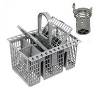 SPARES2GO Cutlery Basket + Central Waste Filter Kit compatible with Indesit Fits Hotpoint & Fits Whirlpool Dishwasher