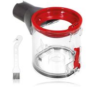 Spares2go Dirt Bin compatible with Dyson V8 V7 Animal Absolute Total SV10 SV11 Vacuum Dust Container + Brush
