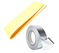 SPARES2GO Dishwasher Anti Condensation Worktop Counter Strip (600mm x 100mm) + Aluminium Foil Tape (50mm x 45m)