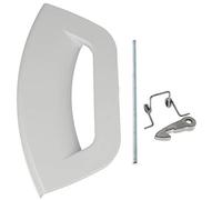 SPARES2GO Door Handle Kit for Hotpoint Futura Washing Machine (White)