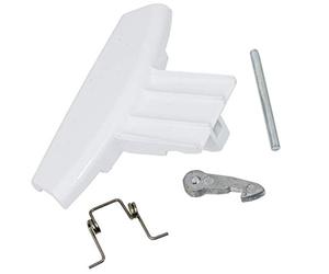 SPARES2GO Door Handle Kit Washing Machine/Washer Dryer compatible with HOTPOINT (White)