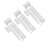 SPARES2GO Door Plastic Mounting Bracket Fixing Slide Kit Compatible with Zanussi Fridge & Freezer (Pack of 3)