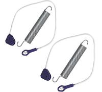 SPARES2GO Door Spring Rope Hinge Tension Support for Beko Dishwasher (2 x Springs, 2 x Ropes)
