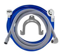 Spares2Go Drain Hose Kit Washing Machine Dishwasher Water Fill Angled Pipe Set Universal