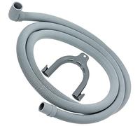 SPARES2GO Drain Hose with Right Angle End Compatible with Samsung Washing Machine (2.5m)