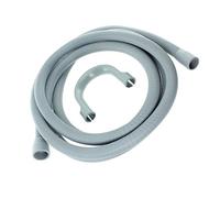 SPARES2GO Drain Outlet Hose for Haier Washing Machine (2.5M, 30mm / 22mm)
