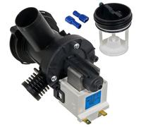 SPARES2GO Drain Pump Compatible with Hotpoint Washing Machine Washer Dryer (35w, 220-240V, Model M326, M327)