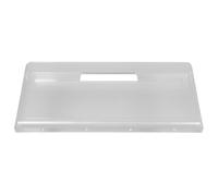 SPARES2GO Drawer Plastic Panel Front Cover for Hotpoint fits Indesit Fridge Freezer (Clear)