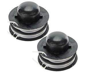 SPARES2GO Dual Feed Trimmer Line & Spool Head for Spear & Jackson GT300 GT350 Series Strimmer (Pack of 2)
