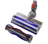 Spares2Go Dual Roller Floor Brush Head For Dyson V7 V8 V10 V11 V15 Carpet Hard Floors