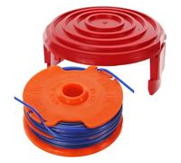 Spares2Go Dual Strimmer Line Spool + Cover Cap Kit Compatible With Qualcast Gt25 Ggt3503 Ggt350A1 Trimmer