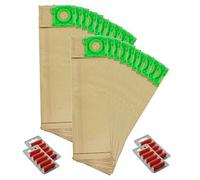 Spares2go Dust Bags and Air Freshener Sticks Compatible With Sebo Vacuum Cleaners 20 Pack