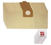 Spares2Go Dust Bags Compatible With Bosch Advanced Vac20 Vacuum Cleaner 2609256F33 3165140912341 Ztb 06033D1270 (Pack Of 5 + Fresh