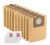 SPARES2GO Dust Bags compatible with Karcher NT27/1 NT30/1 NT48/1 NT65/2 NT72/2 AB27 K2001 K 3011 Vacuum Cleaner (Pack of 10 + Fresheners)