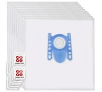 SPARES2GO Dust Bags Compatible with Karcher VC6000 VC6100 VC6200 VC6300 Vacuum Cleaner (Pack of 8 + Freshener Tabs)
