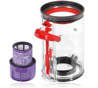 Spares2Go Dust Bin Container + Washable Filter For Dyson V10 Sv12 Animal Absolute Vacuum