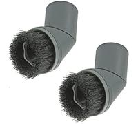 SPARES2GO Dusting Swivel Head Brush Attachment Tool Compatible with Karcher Vacuum Cleaner (Pack of 2)