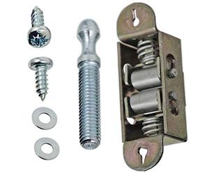SPARES2GO Electric Cooker Door Catch Roller Type Latch Striker & Keeper for Stoves Oven