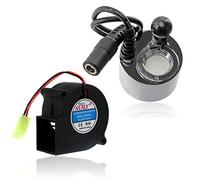 SPARES2GO Electric Heater Fan Unit compatible with Dimplex DC 24v + Optimyst Glass Disk Transducer