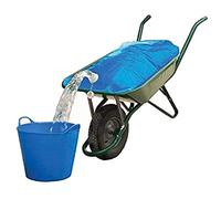 SPARES2GO Equestrian Stable Water Container Wheelbarrow Carrier Bag (80L) | Extra Large 80 Litres, Quick Pour and Sprinkler Nozzle