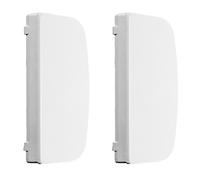 SPARES2GO Evaporator Door Handle for Logik LUR55S13 LUR55W13E Fridge Freezer (Pack of 2, Handles)