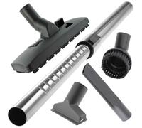 SPARES2GO Extension Rod Tool Kit for Titan 16L 20L 30L 40L Vacuum Cleaner | Includes Floor Brush Head, 35mm Crevice Tools, Telescopic Adjustable Pipe, Fits: TTB774VAC, TTB775VAC, TTB776VAC, TTB777VAC