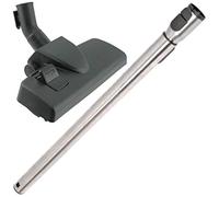 SPARES2GO Extension Rod Tube + Floor Brush Tool Compatible with Miele C1 C2 C3 S4000 S5000 S8320 Cat & Dog Vacuum Cleaners (35mm)